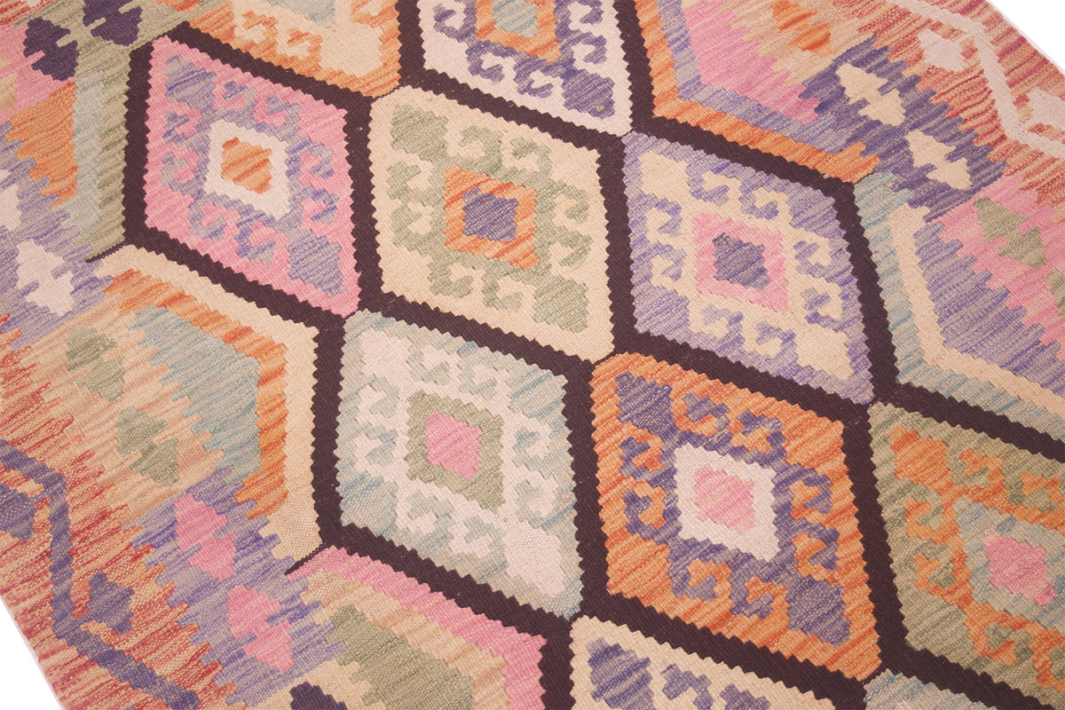 Afghan Soft Colour Kilim 1.48x1.00m