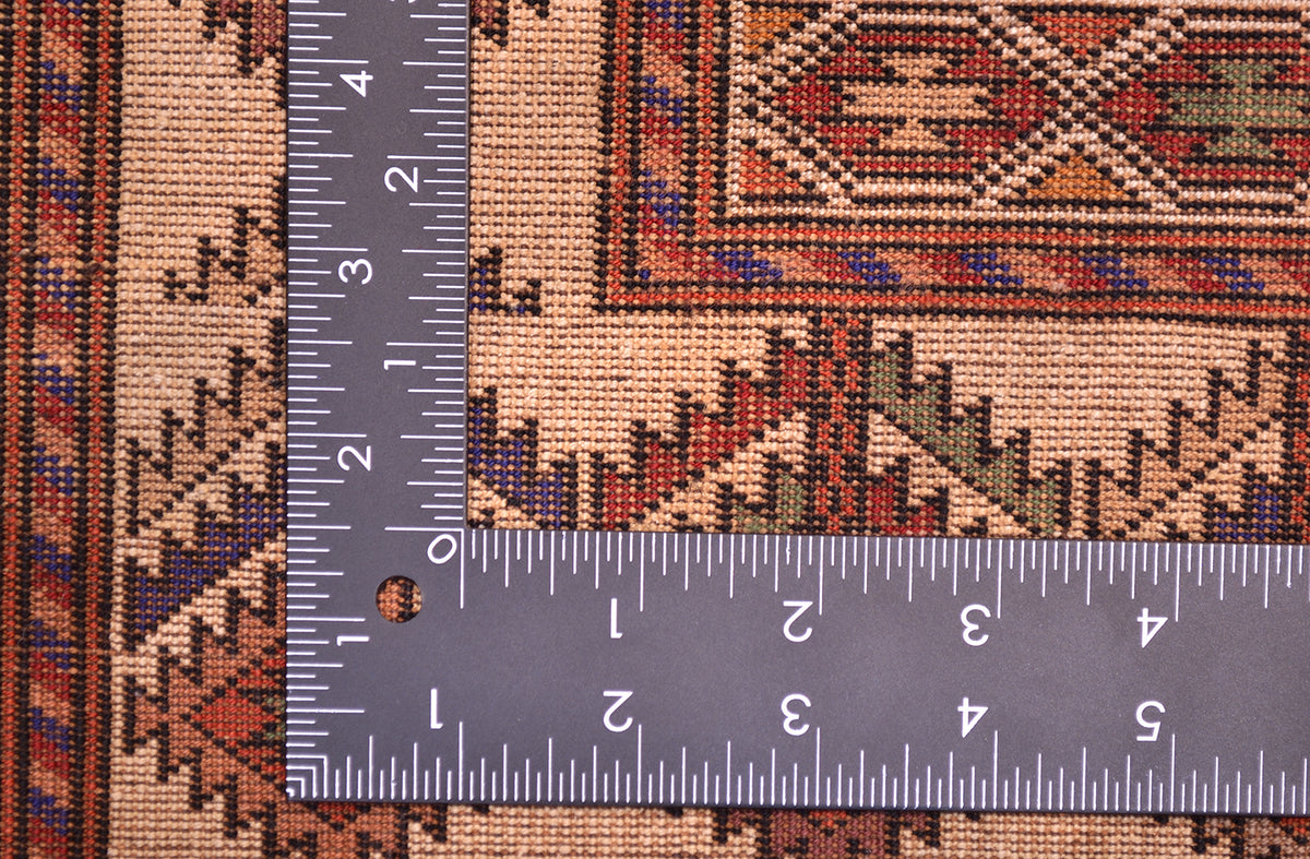 Fine Afghan Silk & Wool Rug 1.45x1.07m
