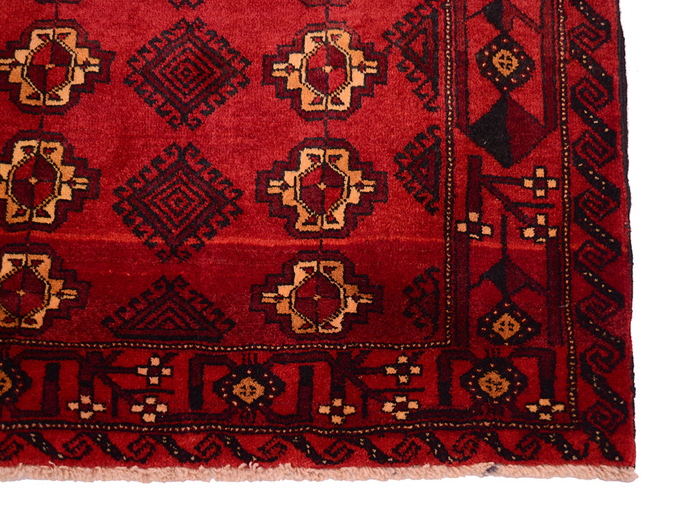 Red Balouch rug 2.11x1.28m