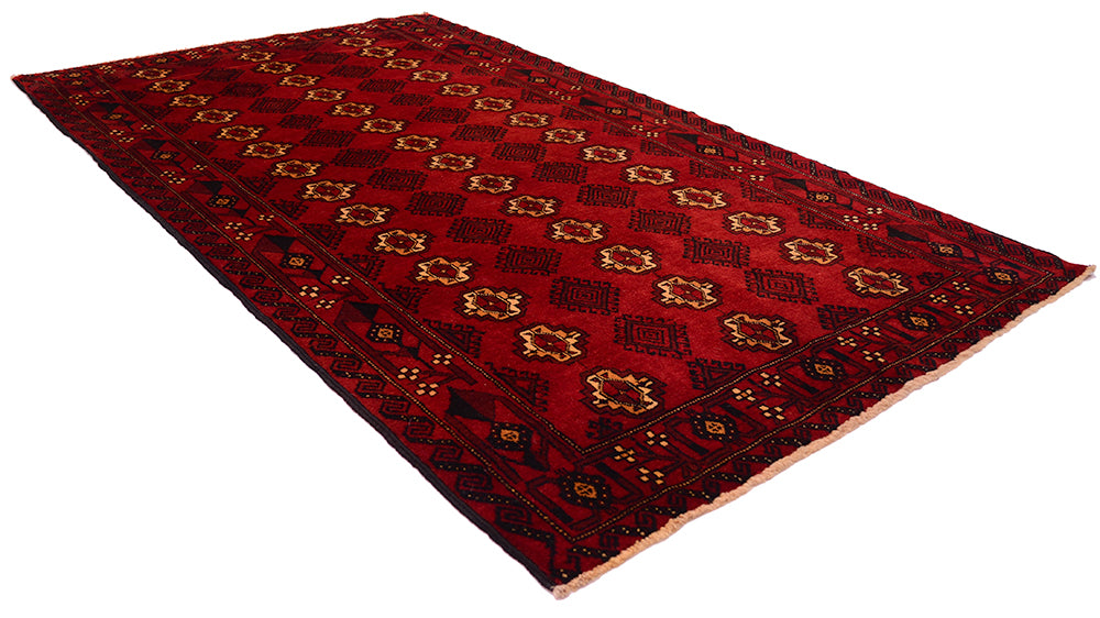Red Balouch rug 2.11x1.28m