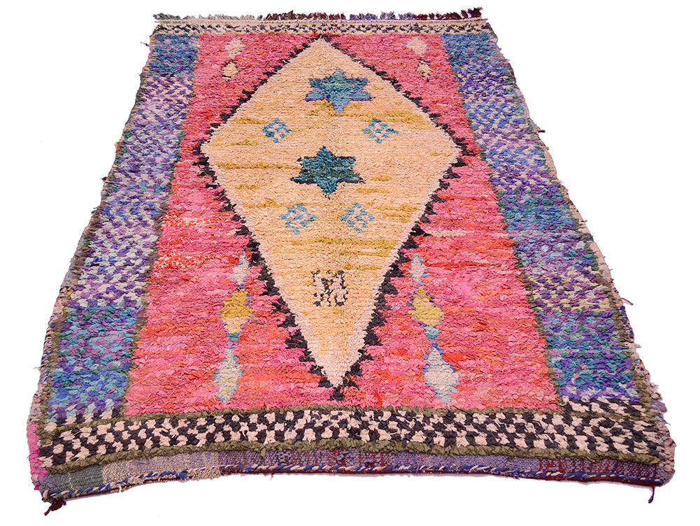 Vintage Boucherouite rug 2.70x1.70m