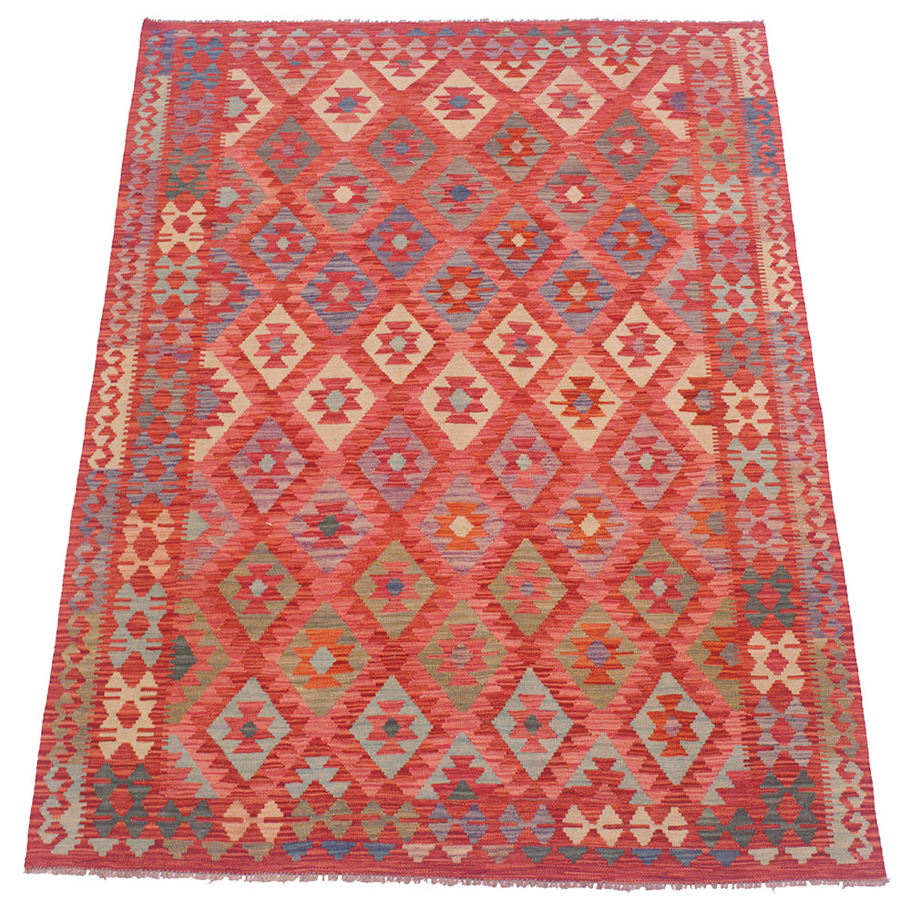 Afghan Veg Dye Kilim Rug 2.40x1.76m
