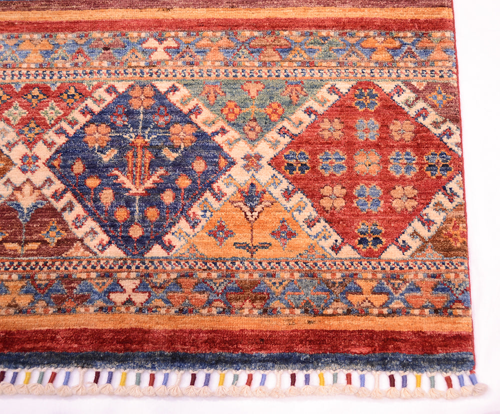 Small Afghan Khorjin rug 1.22x0.78m