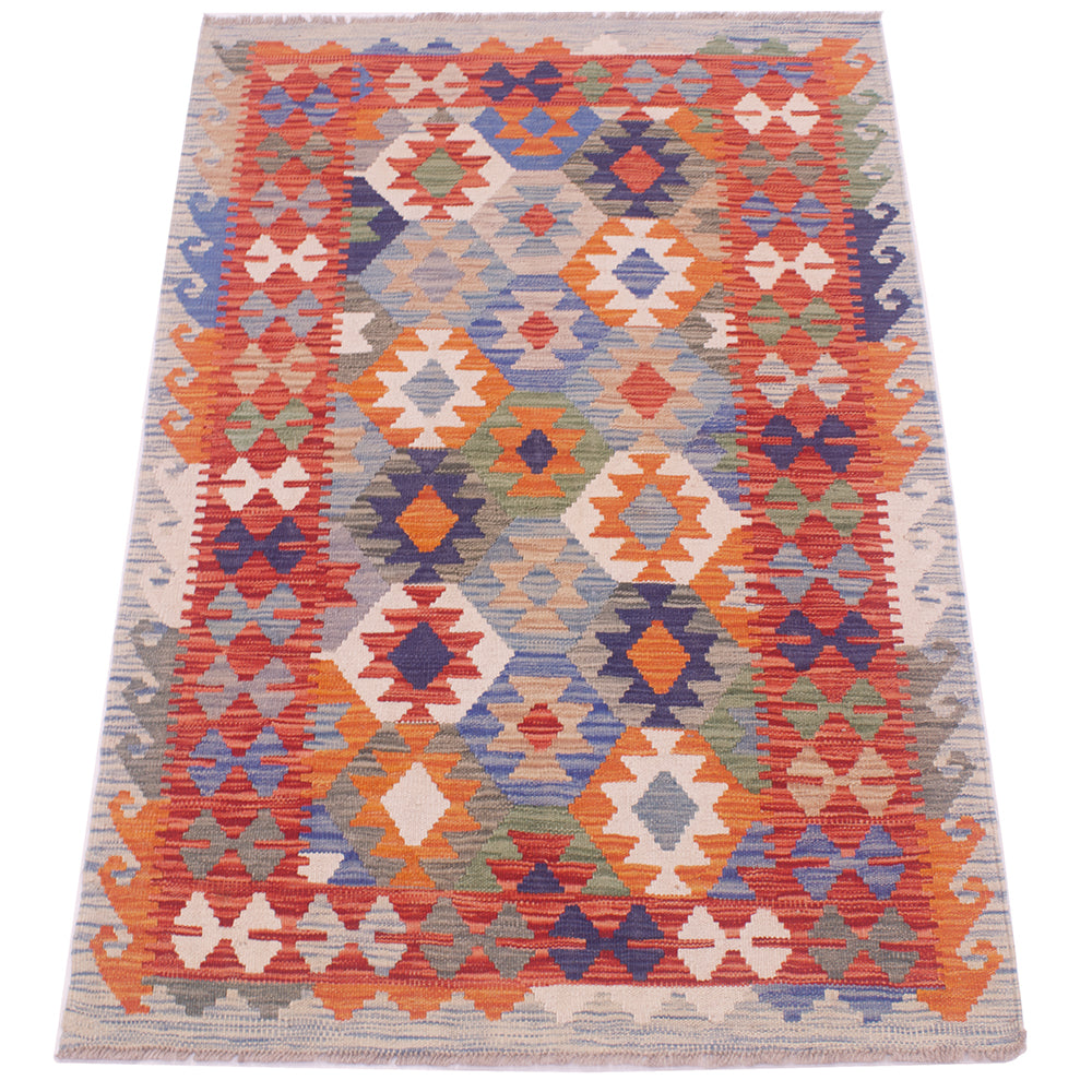 Veg Dyed Afghan Kilim Rug 1.45x1.01m
