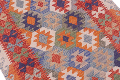 Veg Dyed Afghan Kilim Rug 1.45x1.01m