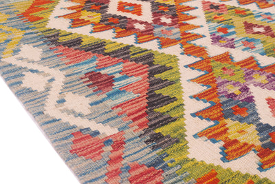Kilim Rug - Handwoven Wool Masterpiece from Afghanistan