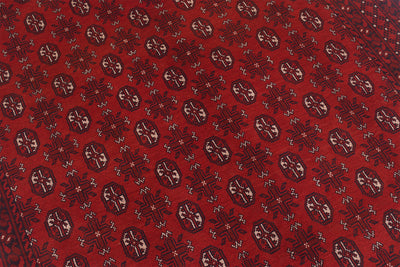 Red Afghan Bokhara carpet