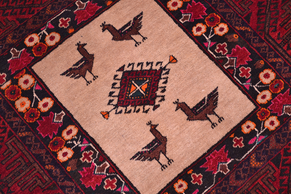 Fine Belouch rug 1.46x0.96m