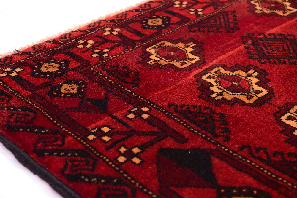 Red Balouch rug 2.11x1.28m
