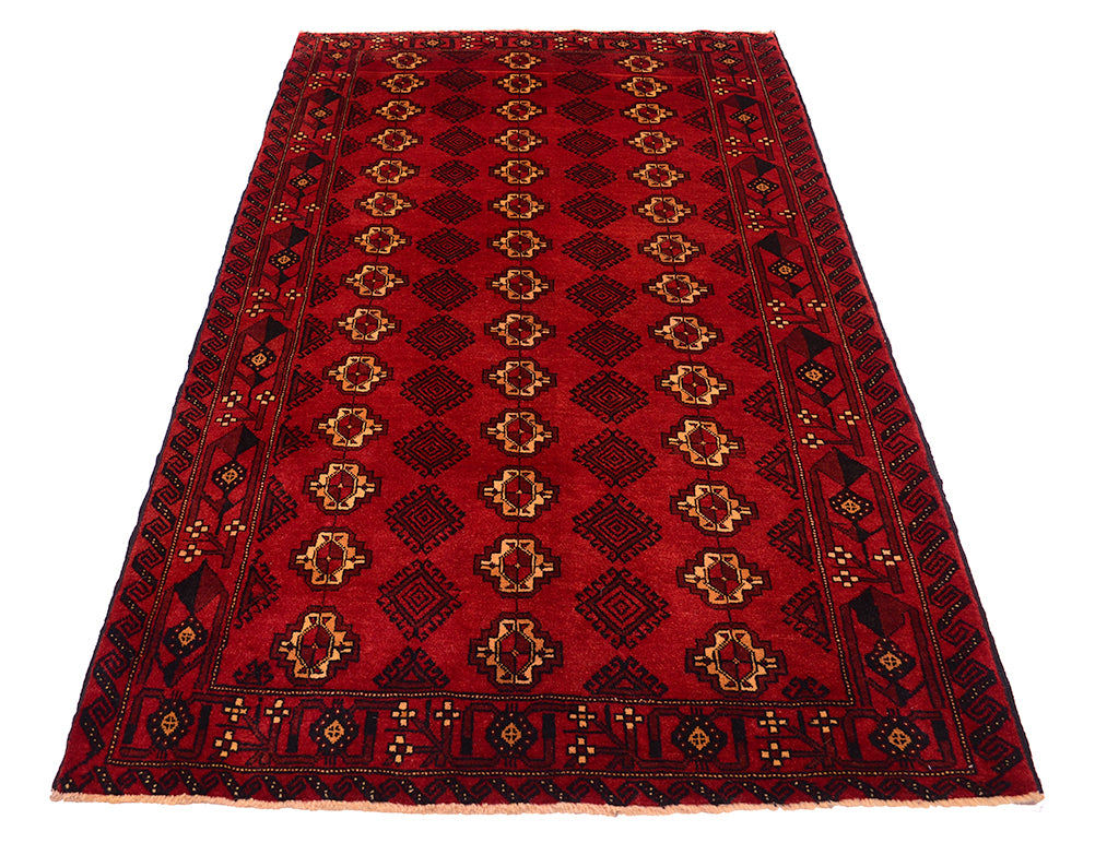 Red Balouch rug 2.11x1.28m