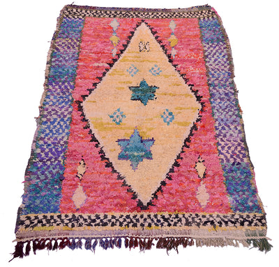 Vintage Boucherouite rug 2.70x1.70m