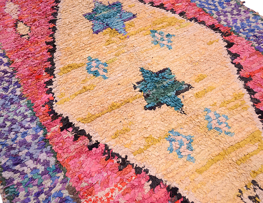 Vintage Boucherouite rug 2.70x1.70m