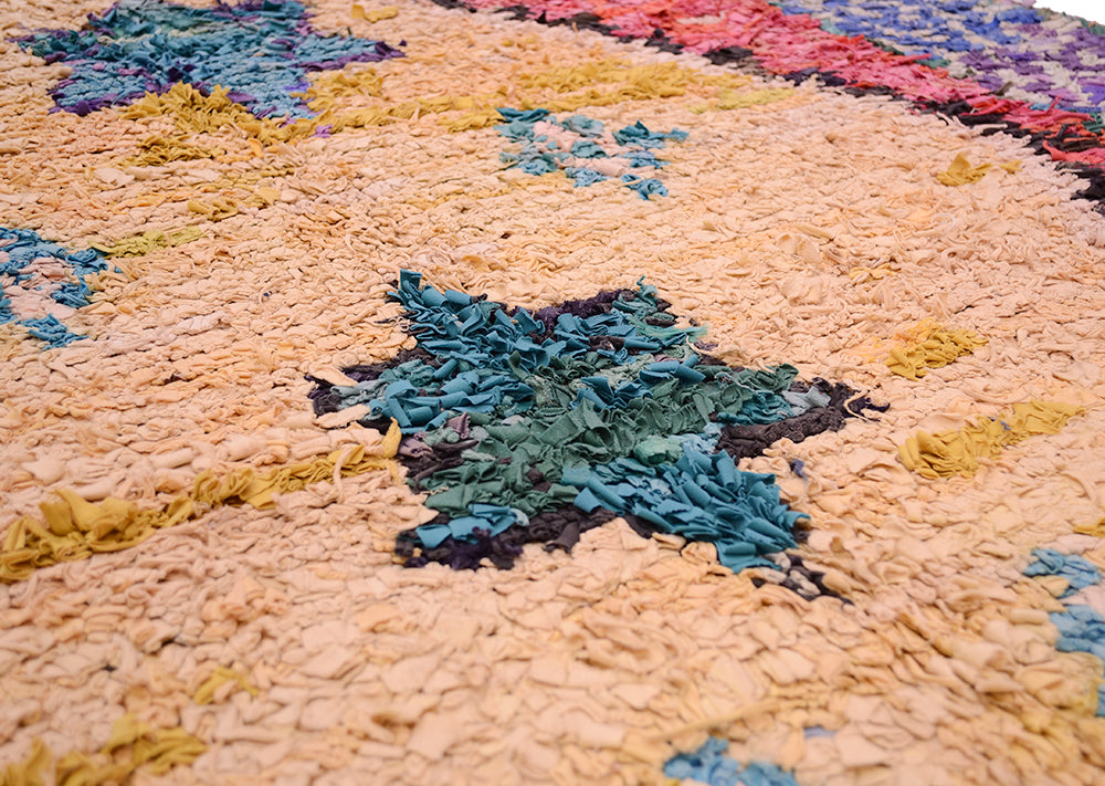 Vintage Boucherouite rug 2.70x1.70m