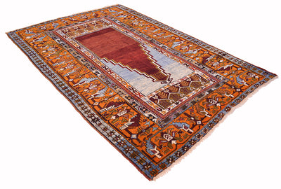 Semi Antique Turkish Prayer rug 1.73x1.16m