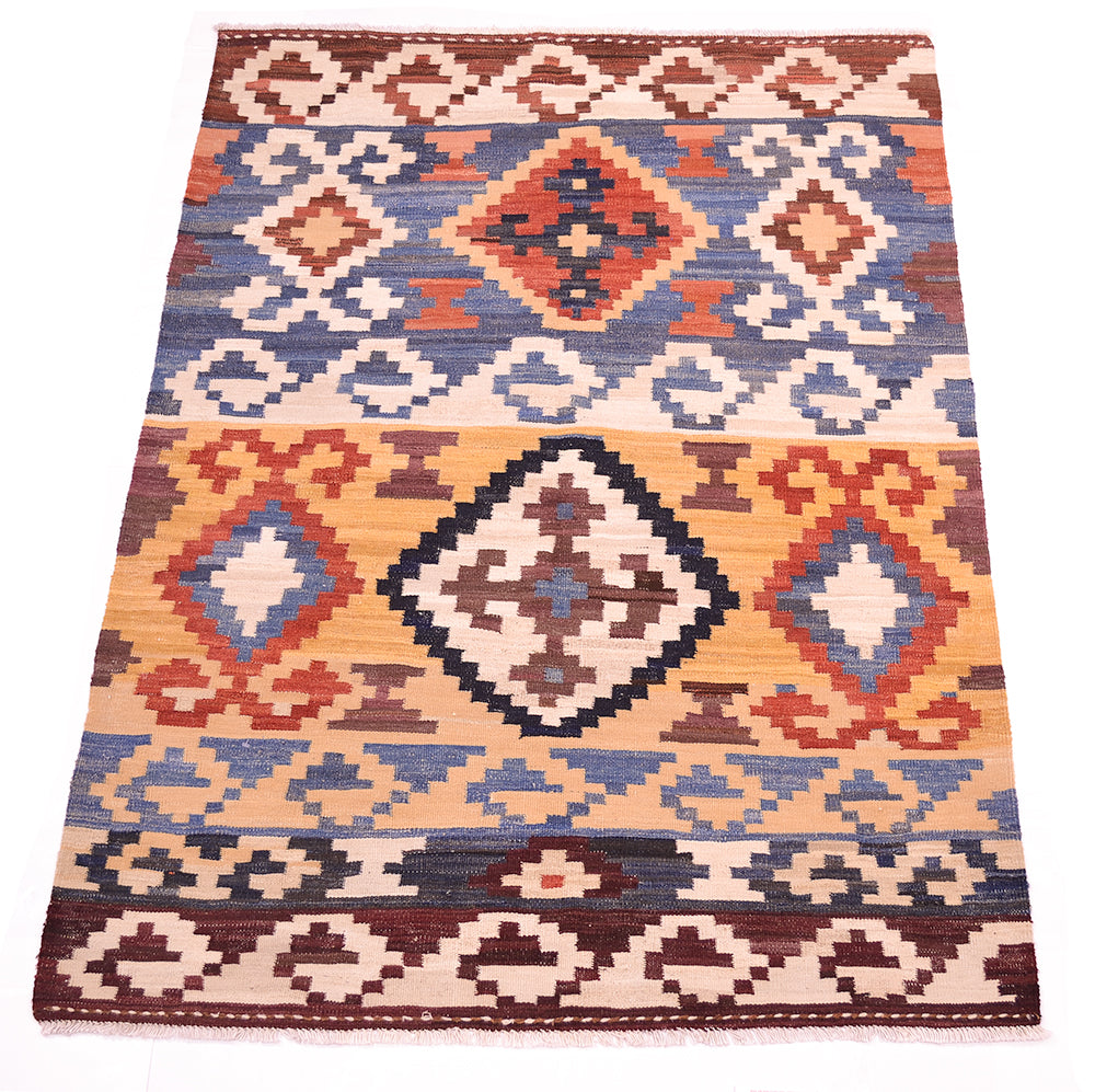 Afghan Old Style Kilim 1.77x1.27m