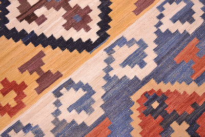 Afghan Old Style Kilim 1.77x1.27m