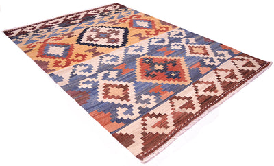 Afghan Old Style Kilim 1.77x1.27m