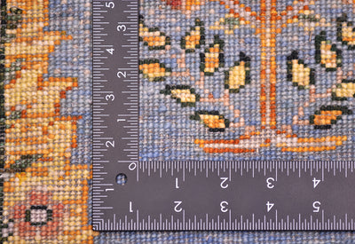 Loribaft rug with tree design