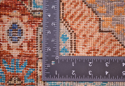 Reverse of Afghan Mamluk Mat and knot scale