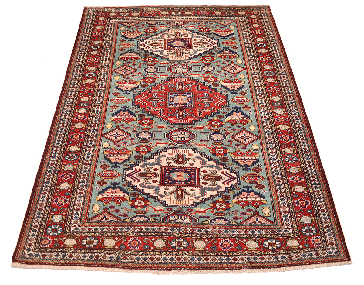 Vintage Shirvan rug 2.01x1.44m