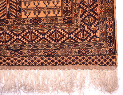Fine Silk warp Afghan rug