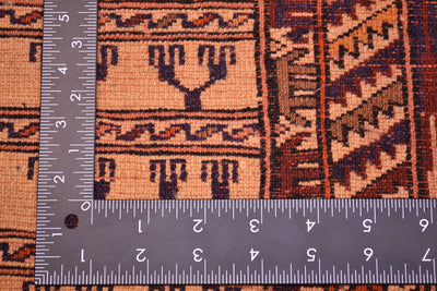 Fine Silk warp Afghan rug