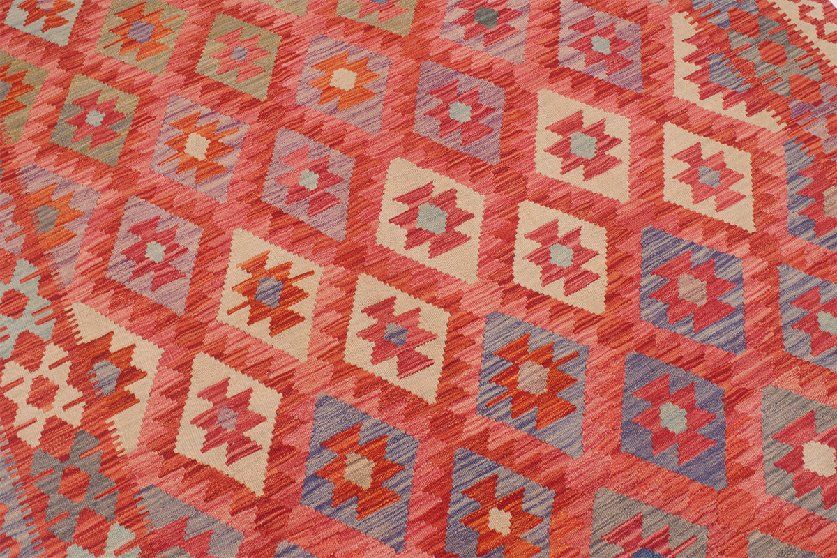 Afghan Veg Dye Kilim Rug 2.40x1.76m