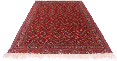 Old Turkoman Yamoud carpet 3.31x2.18m