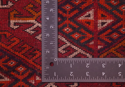 Old Turkoman Yamoud carpet 3.31x2.18m