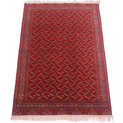 Old Turkoman Yamoud carpet 3.31x2.18m