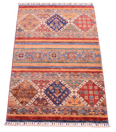 Small Afghan Khorjin rug 1.22x0.78m
