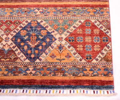 Small Afghan Khorjin rug 1.22x0.78m